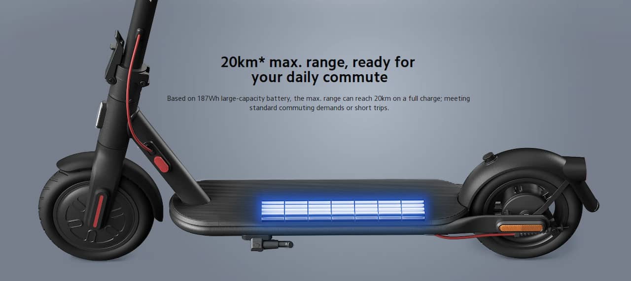 طراحی زیبا  Xiaomi Electric Scooter 4 